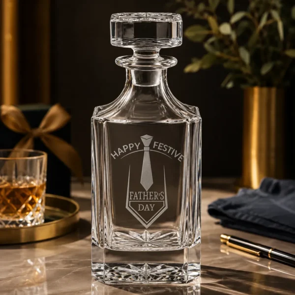 Signature glazen karaf