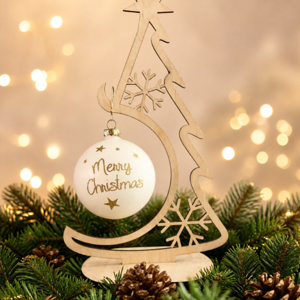 Houten mini Kerstboom