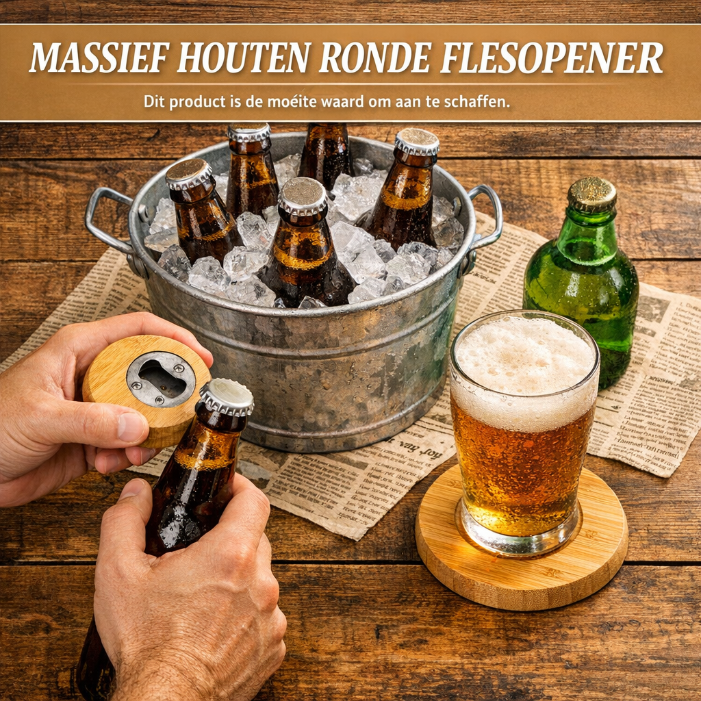 Onderzetter en flesopener - Afbeelding 2