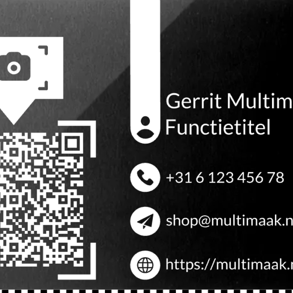 Metalen visitekaartjes