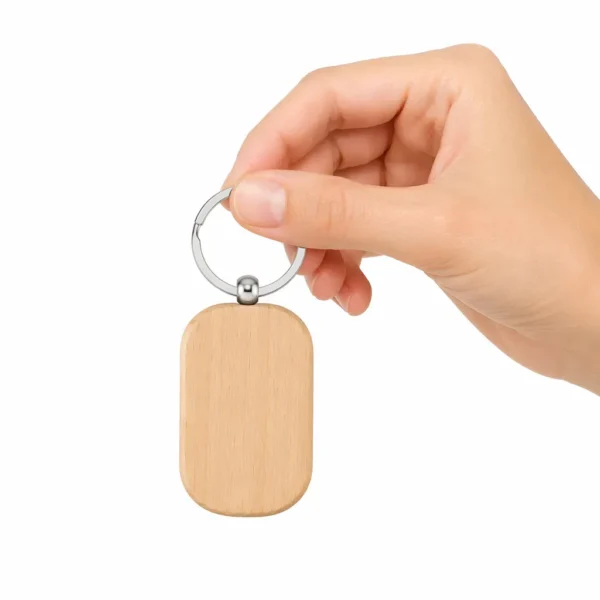 Houten sleutelhanger